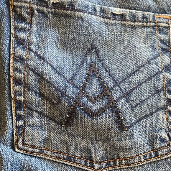 7 For All Mankind  Crystal Vintage Distressed Jeans NeverUsed - Picture 14 of 16